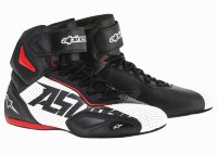 Мотоботы Alpinestars Faster-2 Vented Black White Red 40.5