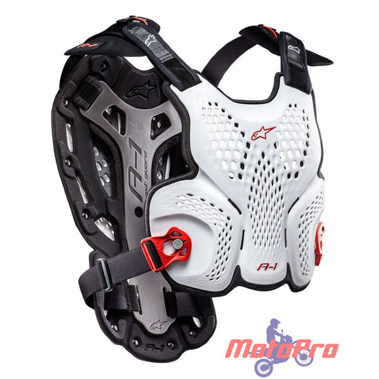 Моточерепаха Alpinestars A-1 Roost Guard White Black Red
