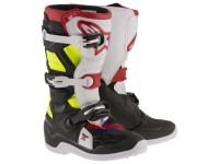 Мотоботы Alpinestars Tech 7S Youth Black Red Yellow Fluo