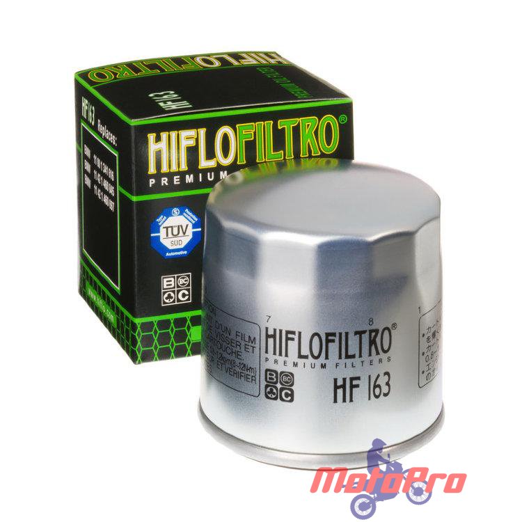 Масляный фильтр Hiflofiltro HF163 BMW Spin-On (Zinc plated)