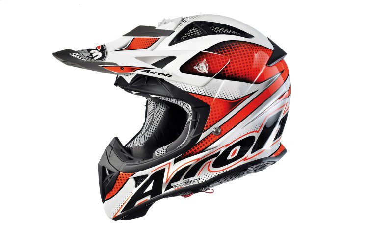 Мотошлем Airoh Aviator Linear Orange